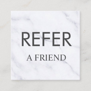 Refer a Friend Elegant Business Professional Referral Card