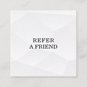 Refer a Friend Elegant Business Professional Referral Card