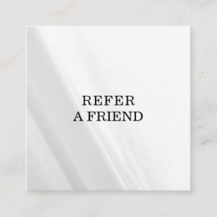 Refer a Friend Elegant Business Professional Referral Card