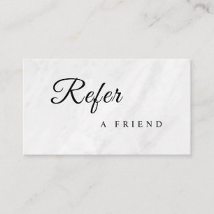 Refer a Friend Elegant Business Professional Referral Card