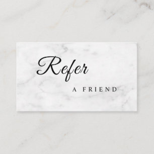 Refer a Friend Elegant Business Professional Referral Card