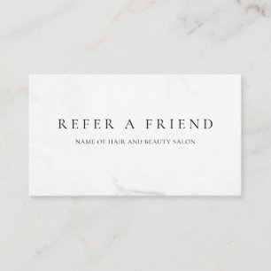 Refer a Friend Elegant Business Professional Referral Card