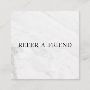 Refer a Friend Elegant Business Professional Referral Card