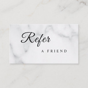 Refer a Friend Elegant Business Professional Referral Card