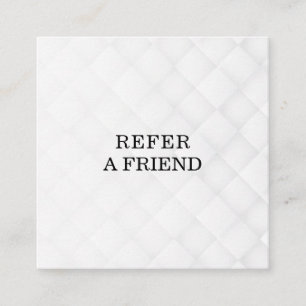 Refer a Friend Elegant Business Professional Referral Card