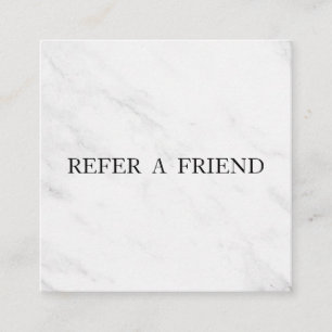 Refer a Friend Elegant Business Professional Referral Card