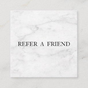 Refer a Friend Elegant Business Professional Referral Card