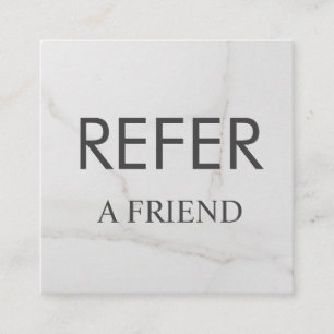 Refer a Friend Elegant Business Professional Referral Card
