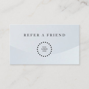 Refer a Friend Elegant Business Professional Referral Card