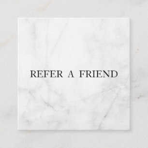 Refer a Friend Elegant Business Professional Referral Card