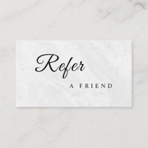 Refer a Friend Elegant Business Professional Referral Card