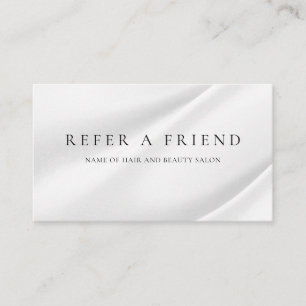 Refer a Friend Elegant Business Professional Referral Card
