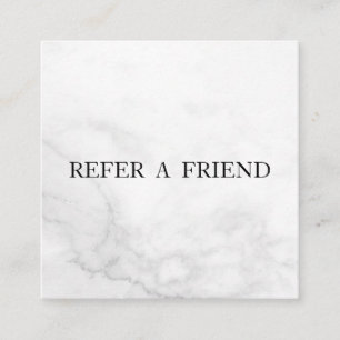 Refer a Friend Elegant Business Professional Referral Card