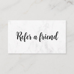 Refer a Friend Elegant Business Professional Referral Card