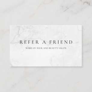 Refer a Friend Elegant Business Professional Referral Card