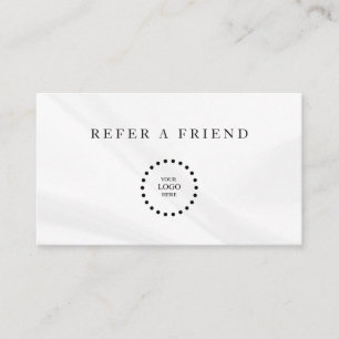 Refer a Friend Elegant Business Professional Referral Card
