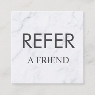 Refer a Friend Elegant Business Professional Referral Card