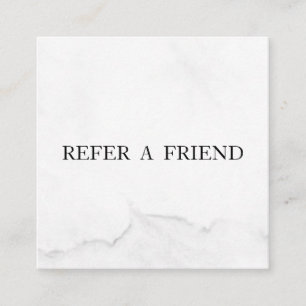 Refer a Friend Elegant Business Professional Referral Card