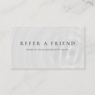 Refer a Friend Elegant Business Professional Referral Card