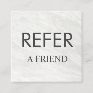 Refer a Friend Elegant Business Professional Referral Card