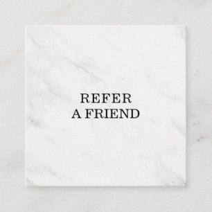 Refer a Friend Elegant Business Professional Referral Card
