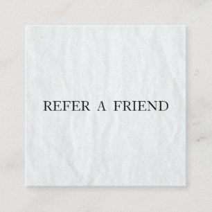 Refer a Friend Elegant Business Professional Referral Card