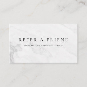 Refer a Friend Elegant Business Professional Referral Card