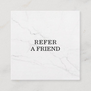 Refer a Friend Elegant Business Professional Referral Card