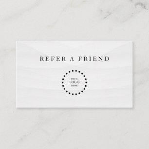 Refer a Friend Elegant Business Professional Referral Card