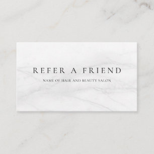Refer a Friend Elegant Business Professional Referral Card