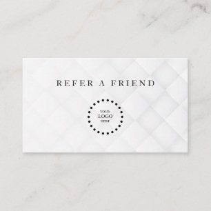 Refer a Friend Elegant Business Professional Referral Card