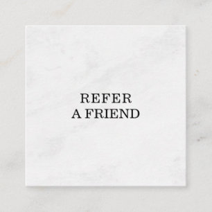 Refer a Friend Elegant Business Professional Referral Card