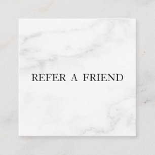 Refer a Friend Elegant Business Professional Referral Card