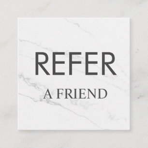 Refer a Friend Elegant Business Professional Referral Card