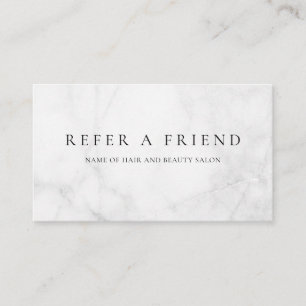 Refer a Friend Elegant Business Professional Referral Card