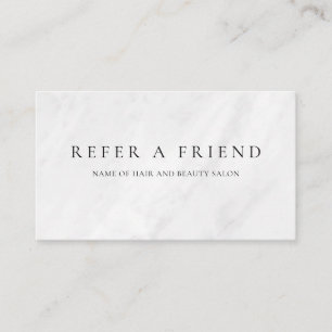 Refer a Friend Elegant Business Professional Referral Card