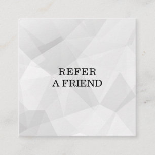 Refer a Friend Elegant Business Professional Referral Card
