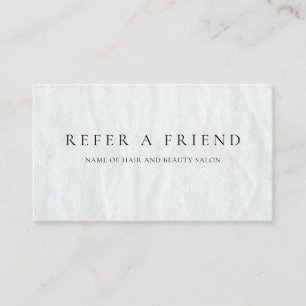 Refer a Friend Elegant Business Professional Referral Card