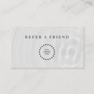 Refer a Friend Elegant Business Professional Referral Card