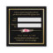 Refer a Friend Floral Gold Black White Referral