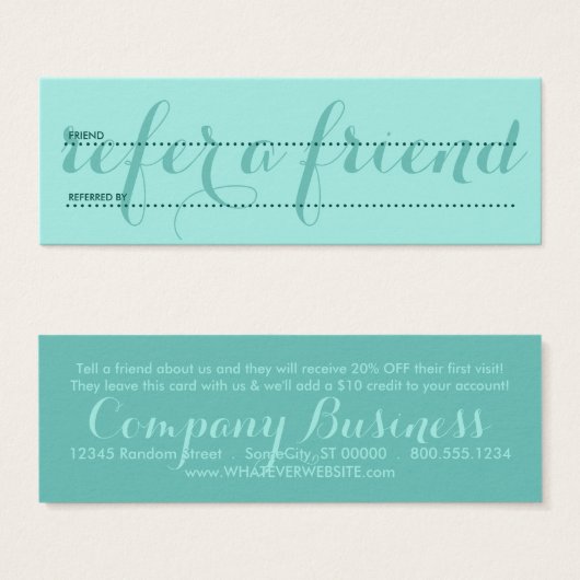 refer a friend greens (Front & Back)