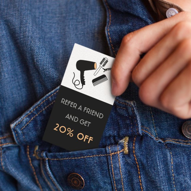 Refer Friend Discount Hairdresser Beauty Salon (Creator Uploaded)