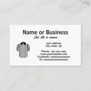 Referee  business card