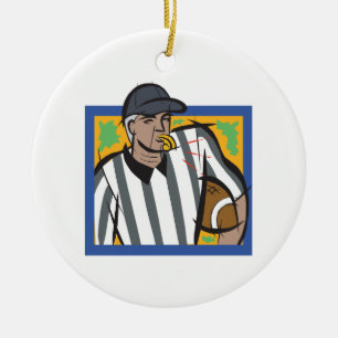 Referee Ceramic Ornament