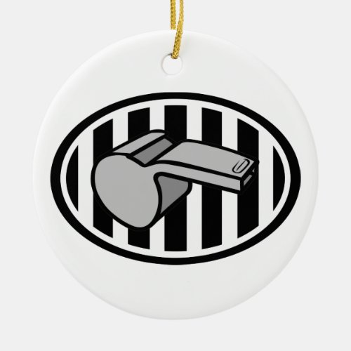 Referee Ceramic Ornament