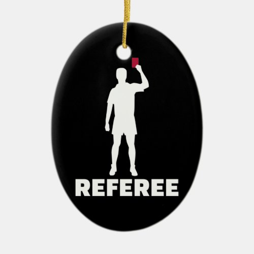 Referee Ceramic Ornament