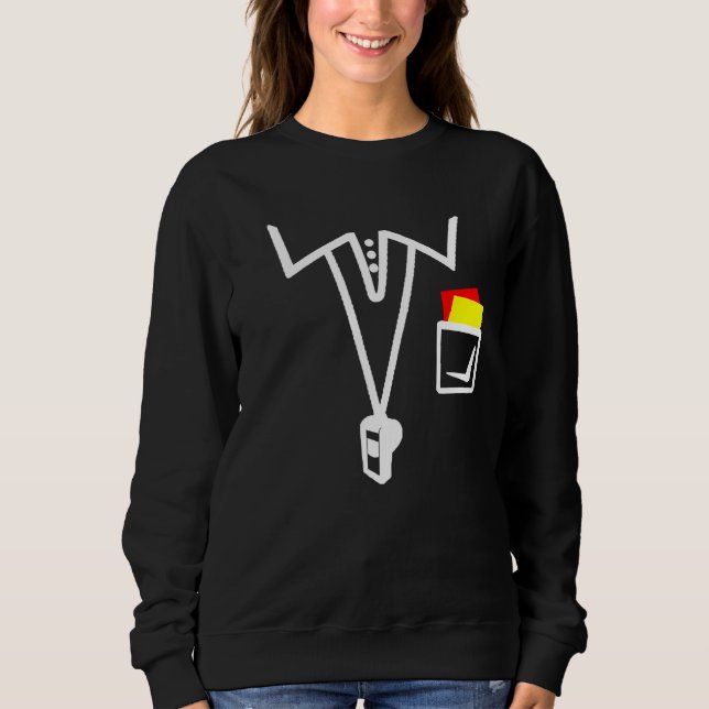 Referee Costume Soccer Referee Sweatshirt (Front)