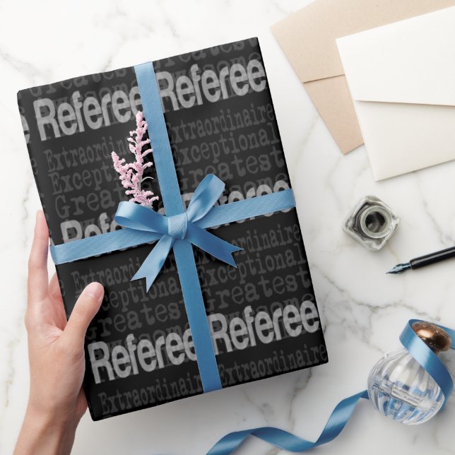 Referee Extraordinaire Wrapping Paper (Gifting)