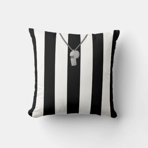 Referee Jersey Custom Number Template Pillow