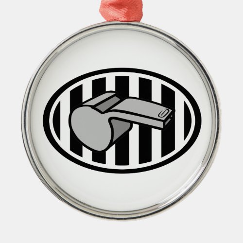 REFEREE LOGO METAL ORNAMENT